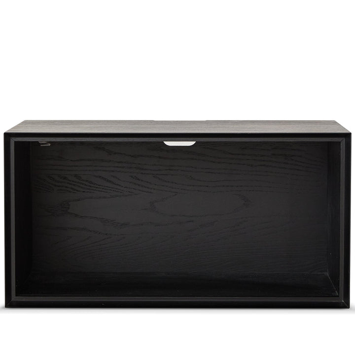 Minimalist ash wood veneer modular cabinet shadow detail 2.