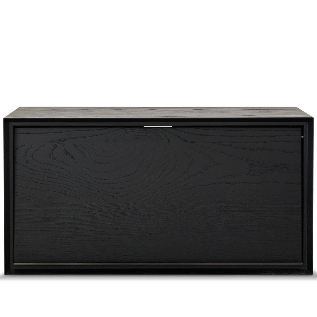 Minimalist ash wood veneer modular cabinet shadow detail 3.