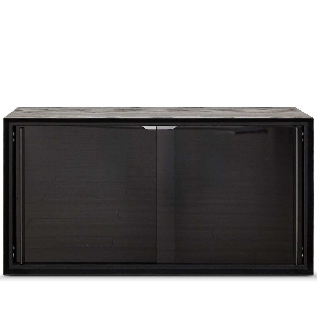 Minimalist ash wood veneer modular cabinet shadow detail 4.