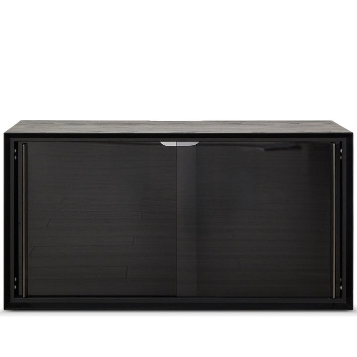 Minimalist ash wood veneer modular cabinet shadow detail 4.