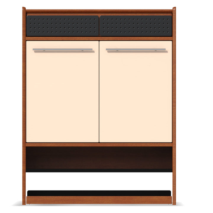 Vintage Boxwood Modular Shoe Cabinet MIES