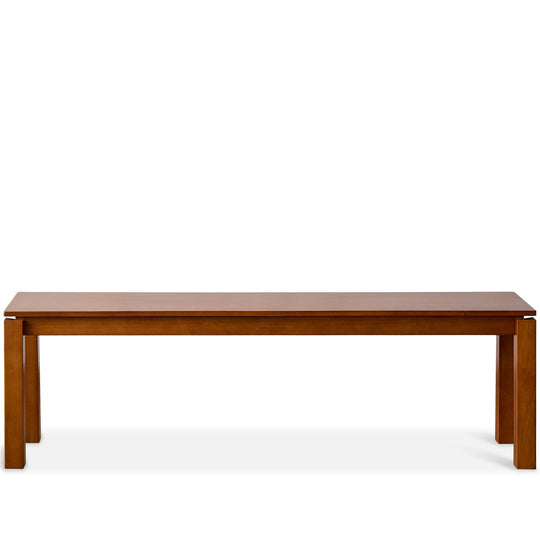 Bauhaus boxwood dining bench coastal in white background.