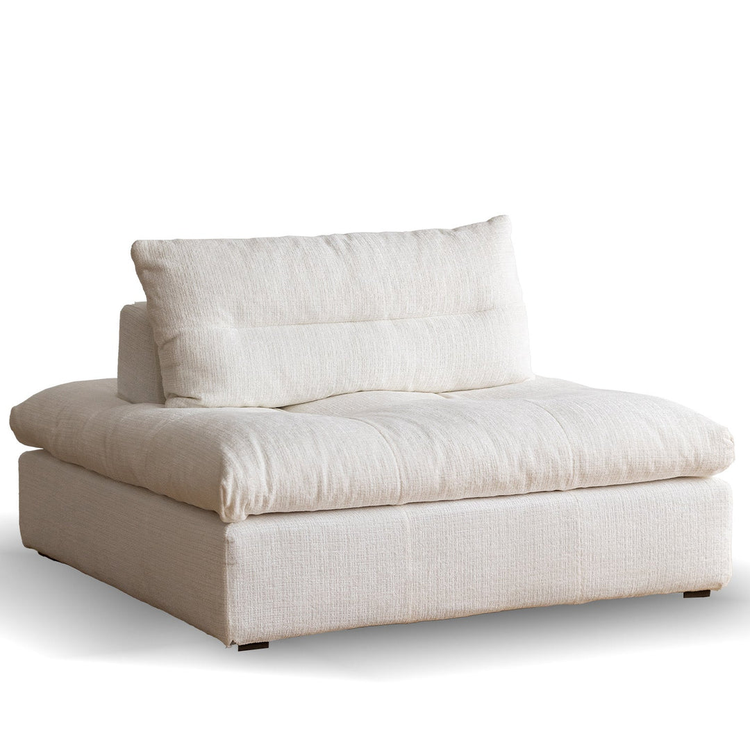 Scandinavian Chenille Velvet Fabric Modular 1 Seater Sofa GRAND