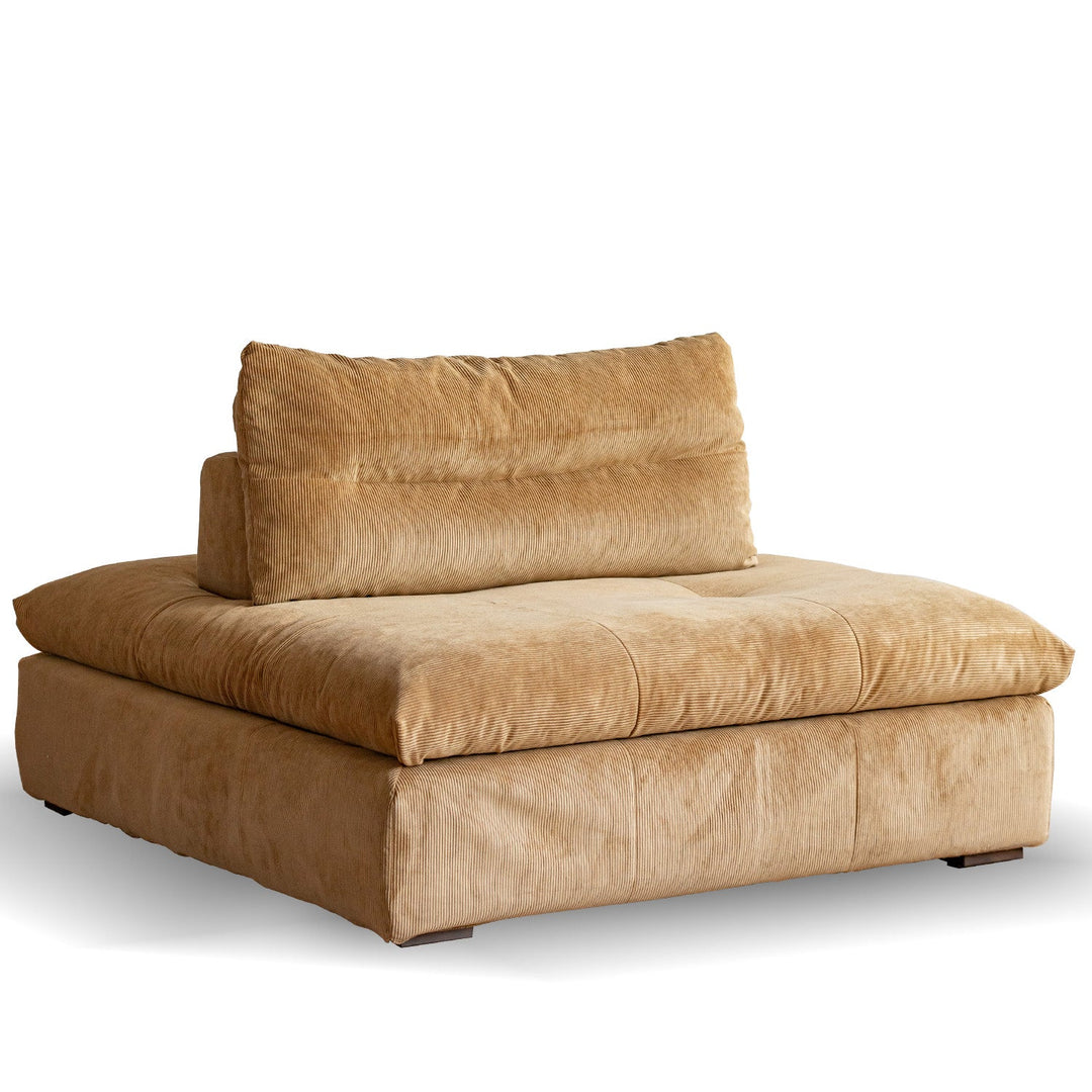 Scandinavian Chenille Velvet Fabric Modular 1 Seater Sofa GRAND