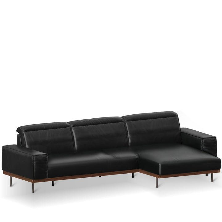 Japandi Genuine Leather L Shape Sofa 3+L  RIVER