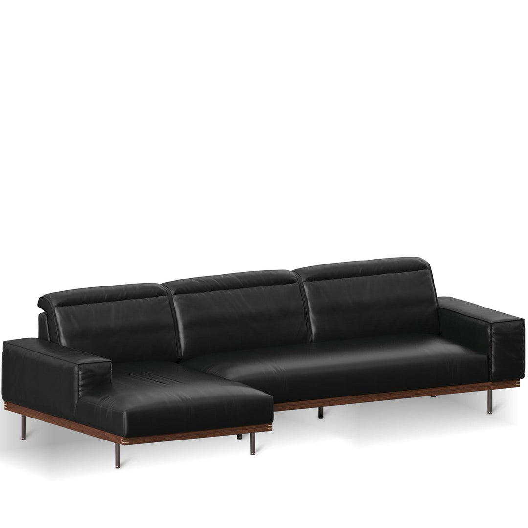 Japandi Genuine Leather L Shape Sofa 3+L  RIVER