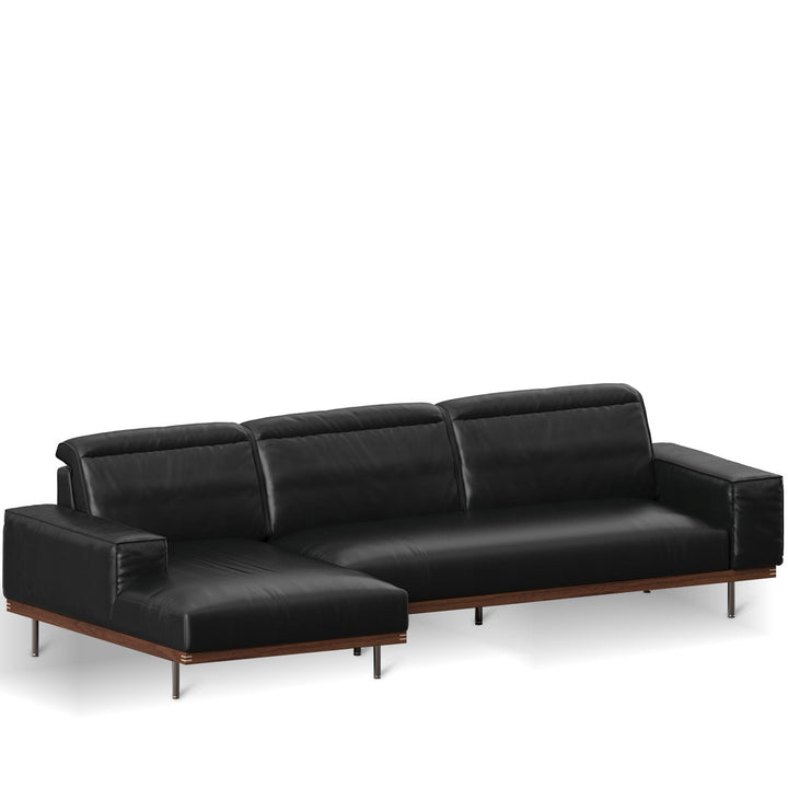 Japandi Genuine Leather L Shape Sofa 3+L  RIVER