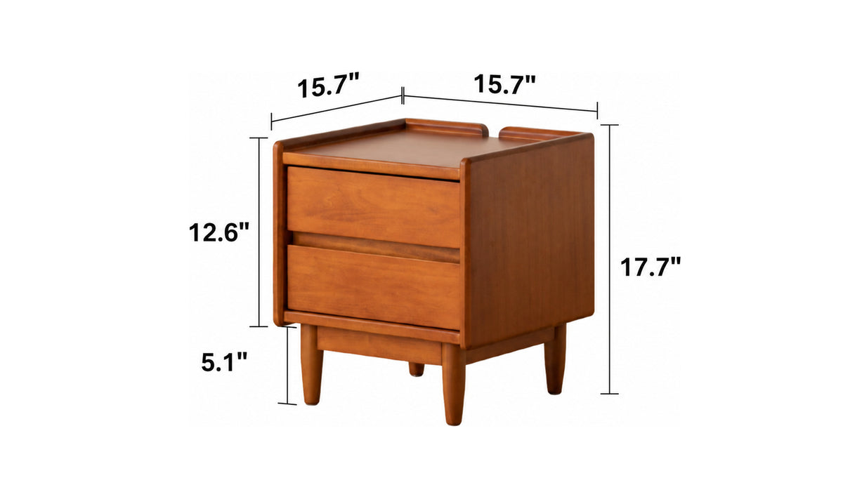 Vintage Boxwood Side Table VISTA Size Chart