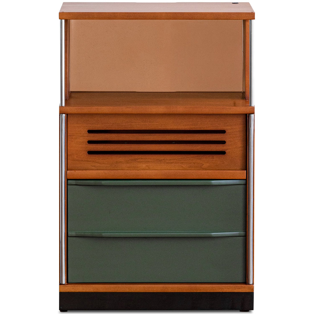 Bauhaus Boxwood Chest Of 3 Drawers SILVER WING