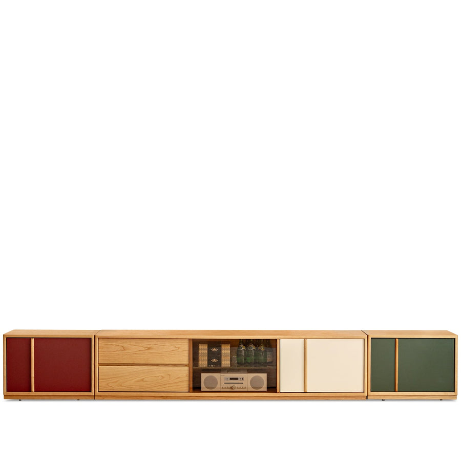 Bauhaus Cherry Wood TV Console TIME