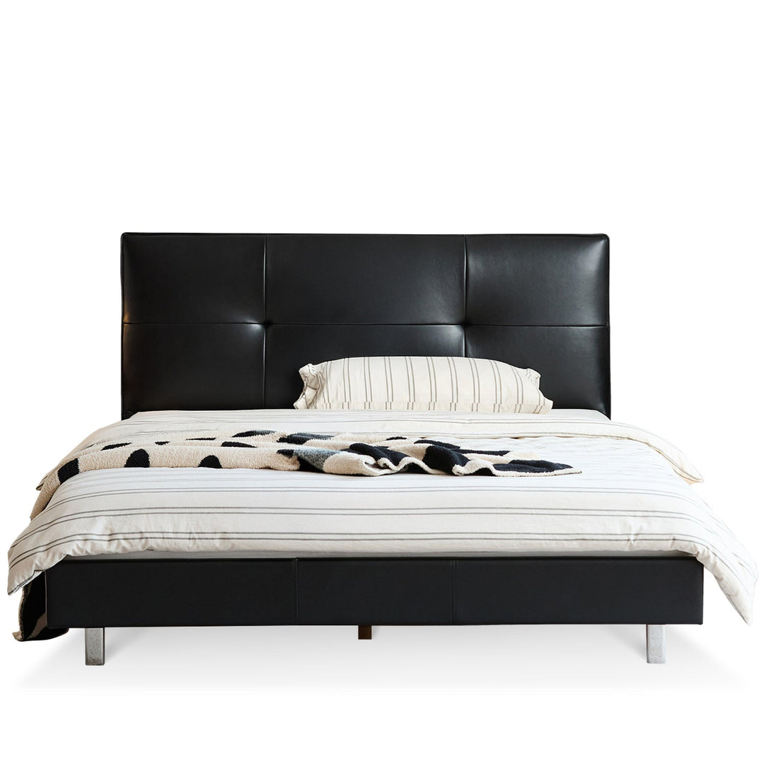 Bauhaus genuine leather bed skillful environmental situation.