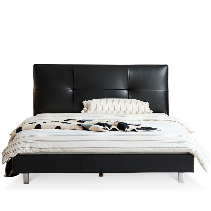 Bauhaus genuine leather bed skillful environmental situation.