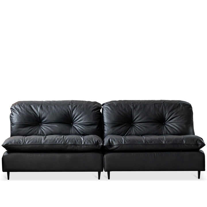 Vintage genuine leather 3 seater sofa riga situational feels.