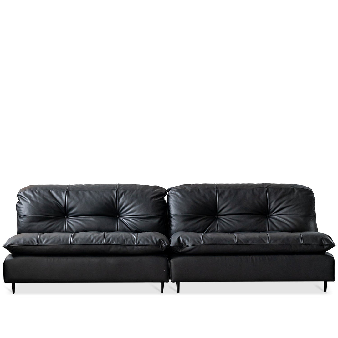 Vintage genuine leather 4 seater sofa riga situational feels.
