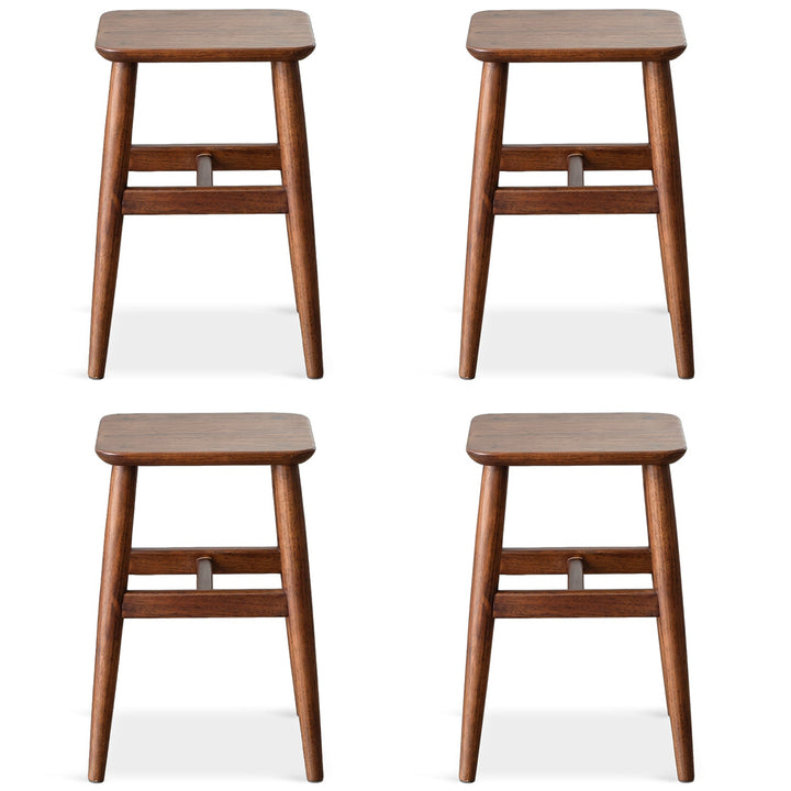 Vintage boxwood stool mellow environmental situation.