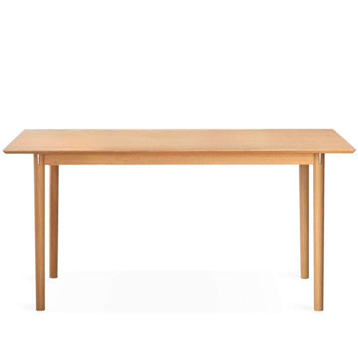 Minimalist ash wood dining table borel conceptual design.