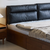 68-walnut-black Bed Frames KANGAROO