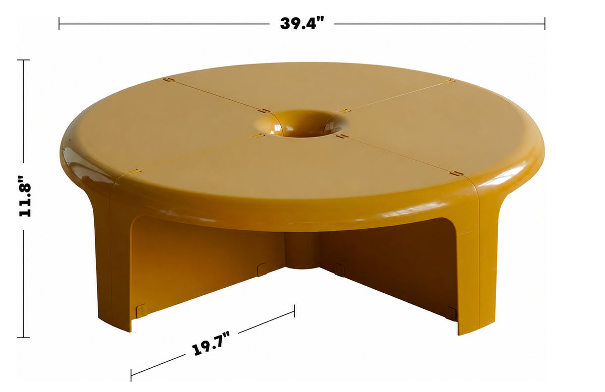 Bauhaus ABS Transformable Coffee Table BOBO Size Chart