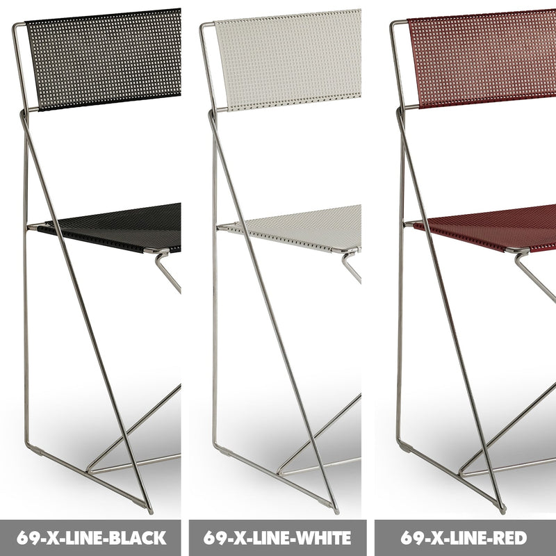 Bauhaus Steel Dining Chair X-LINE Color Swatches