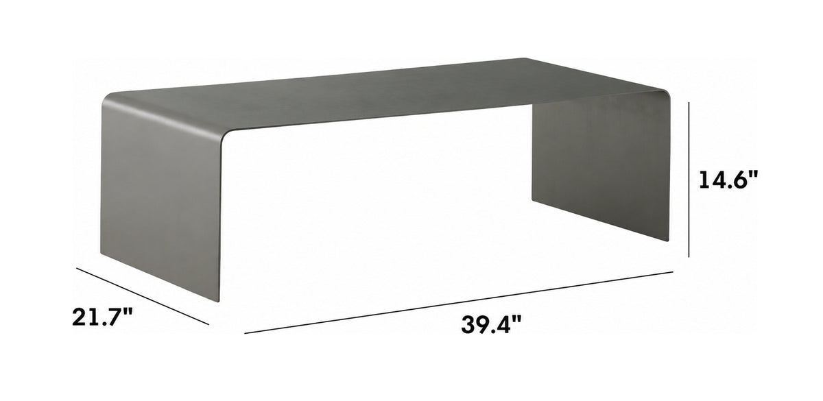 Bauhaus Steel Coffee Table ARC Size Chart