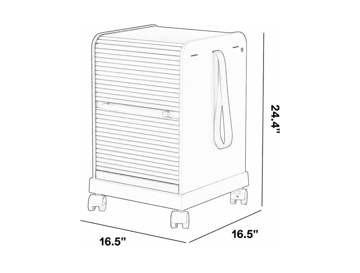 Bauhaus Plastic Wheeled Side Table FOLLOW ME Size Chart