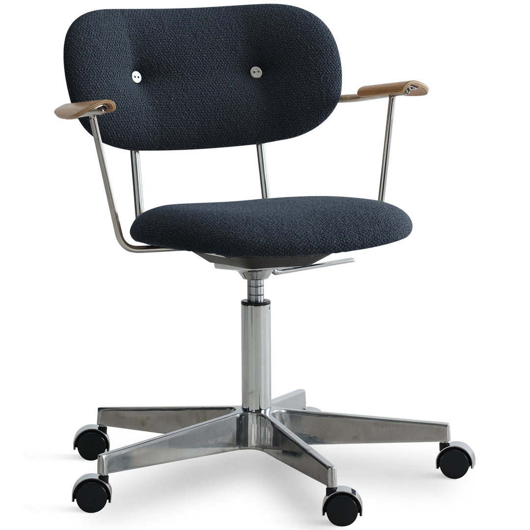 Bauhaus boucle fabric study chair aodo detail 3.