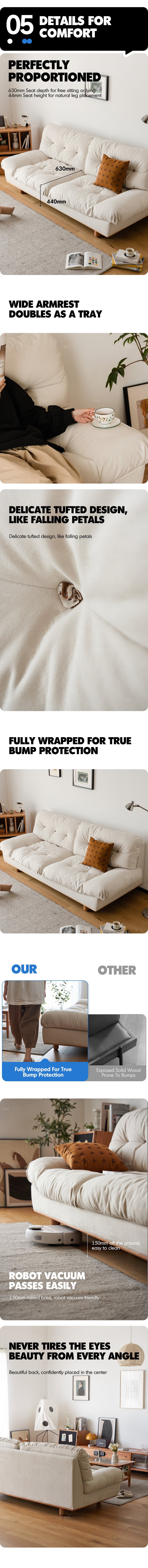 Scandinavian Cat Scratch Resistant Fabric 4 Seater Sofa NIMBUS More Details and Instruction_8
