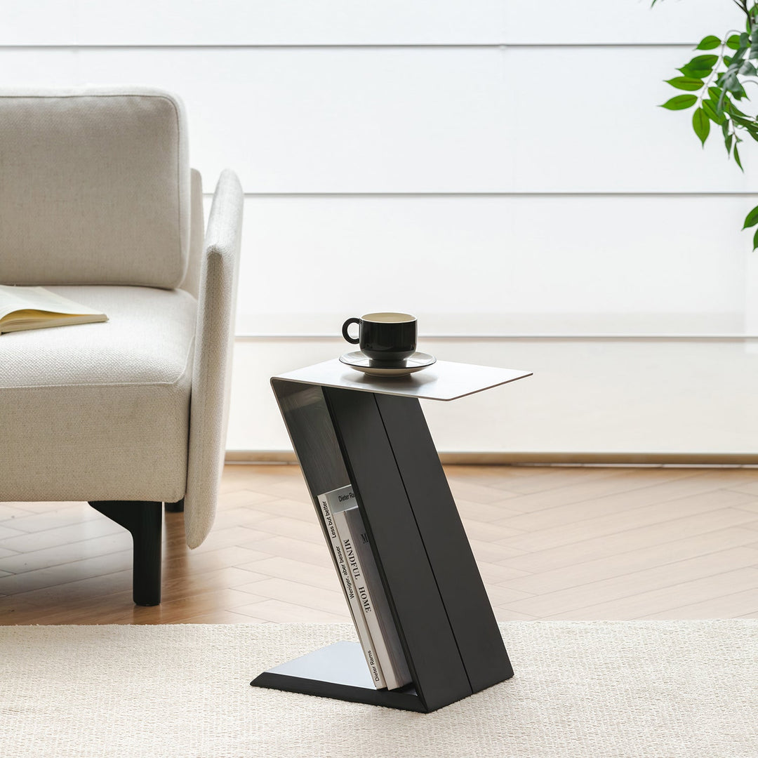 Minimalist Stainless Steel Side Table ZIG