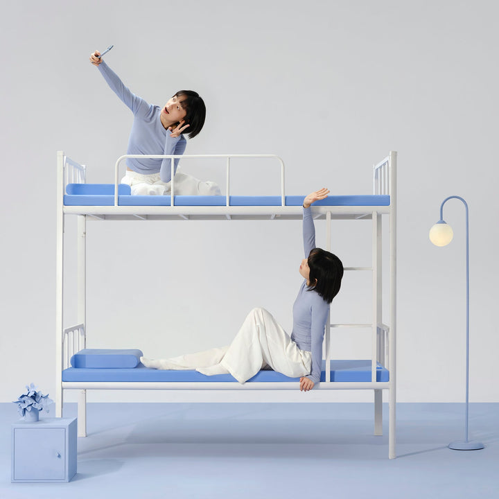 6cm hybrid medium firm cooling skin mattress bluebox in real life style.