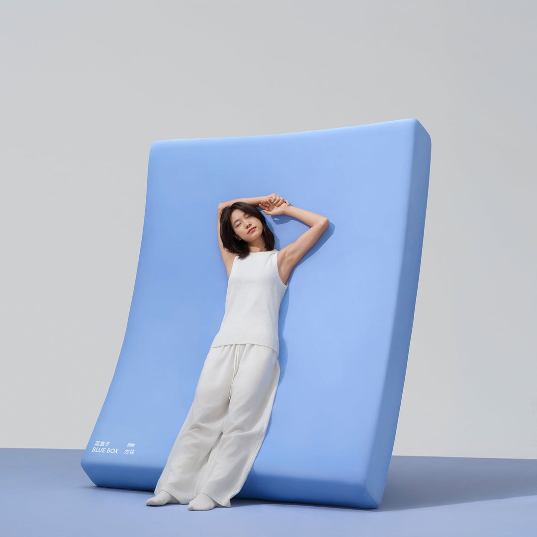 26cm pocket spring cooling skin mattress bluebox cube primary product view.