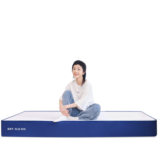 22cm pocket spring gel memory foam mattress bluebox z1 on a white background.