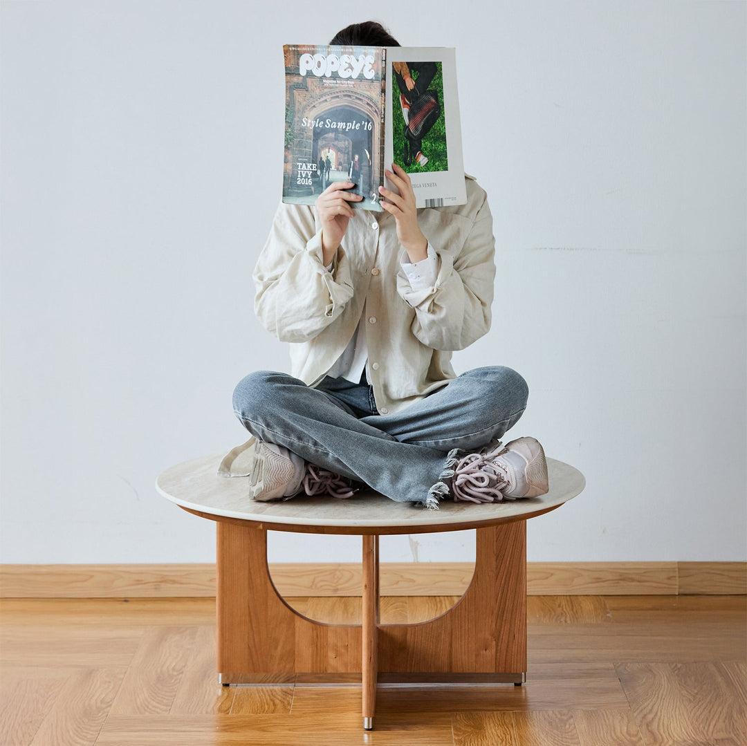 Scandinavian Sintered Stone Coffee Table Set SHELLS