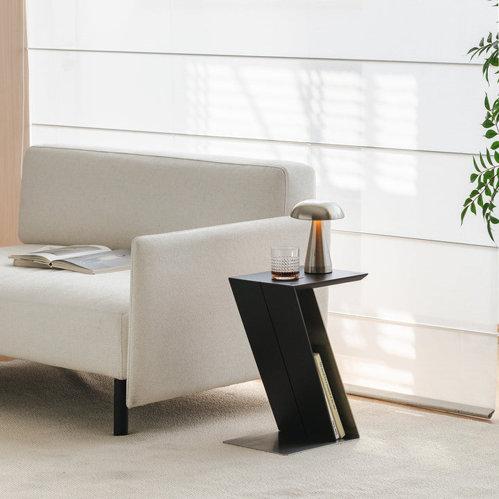 Minimalist Stainless Steel Side Table ZIG