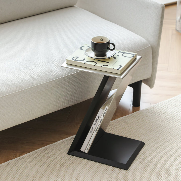 Minimalist Stainless Steel Side Table ZIG