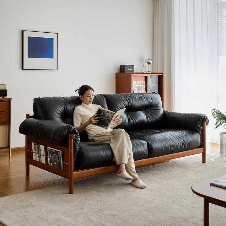 Scandinavian Chenille Velvet Fabric Boxwood 3 Seater Sofa OPEN BACKED