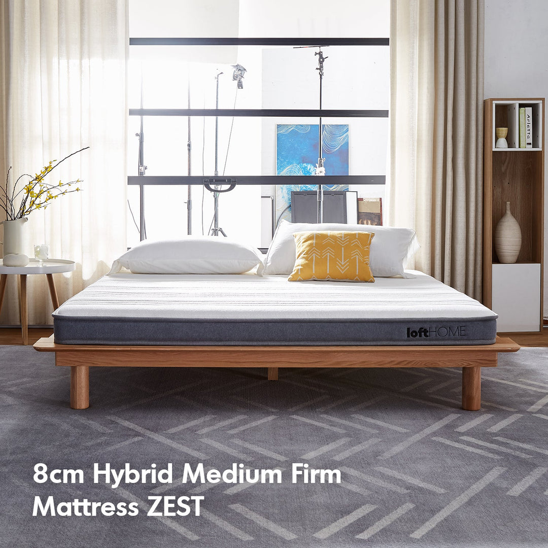 8cm Hybrid Medium Firm Mattress ZEST