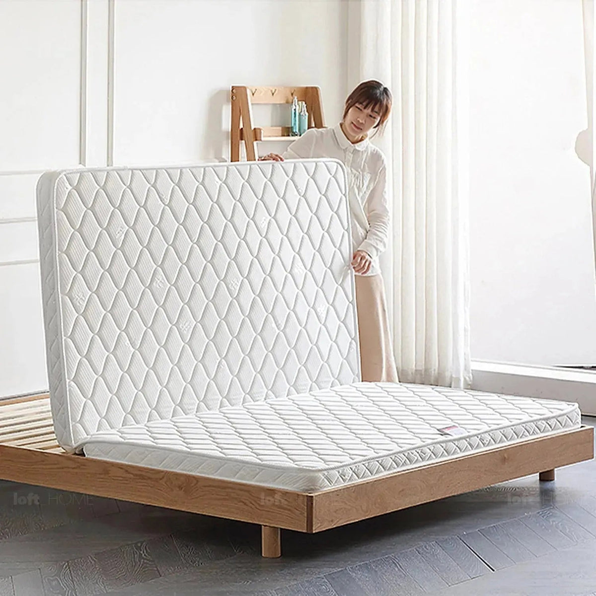 8cm coconut palm foldable mattress simi material variants.