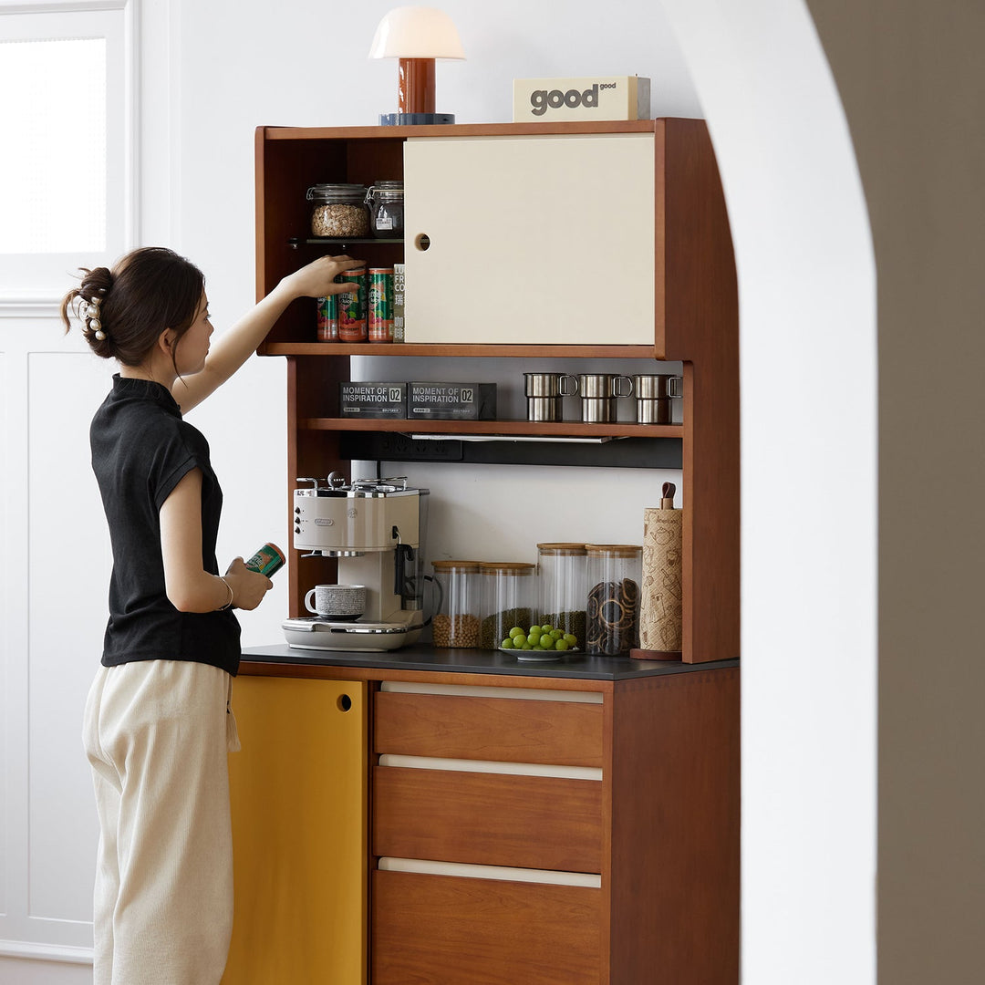 Vintage Boxwood Storage Side Cabinet EASEBAR