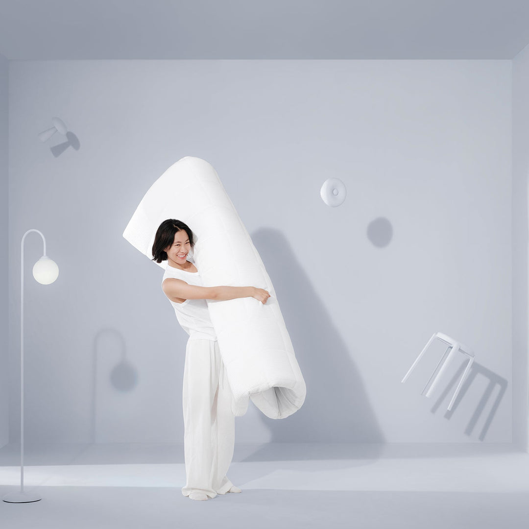 9cm gel memory foam mattress bluebox t2 pro in panoramic view.
