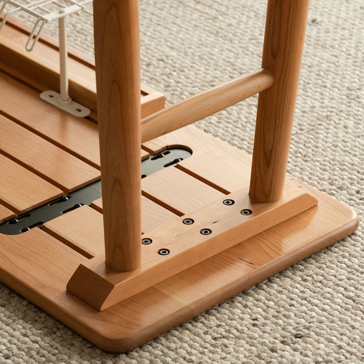 Scandinavian Cherry Wood Study Table KASHIMA