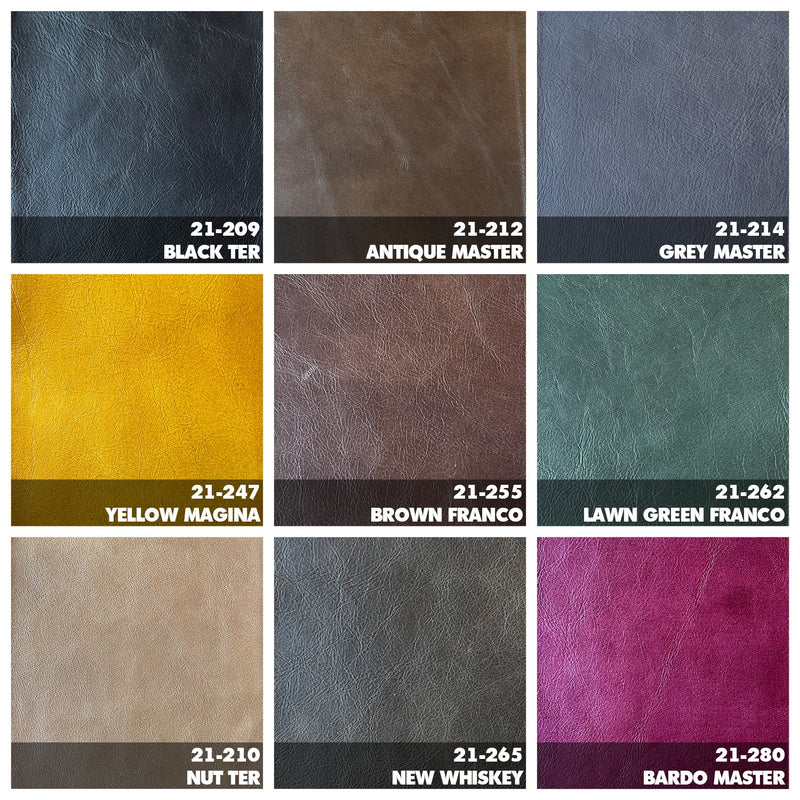 Bauhaus Genuine Leather 1 Seater Sofa LEATHER LUX Color Swatches