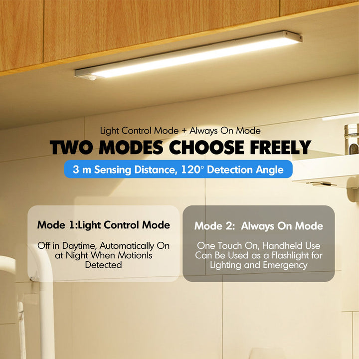 Aluminium wireless sensor led light bar color swatches.