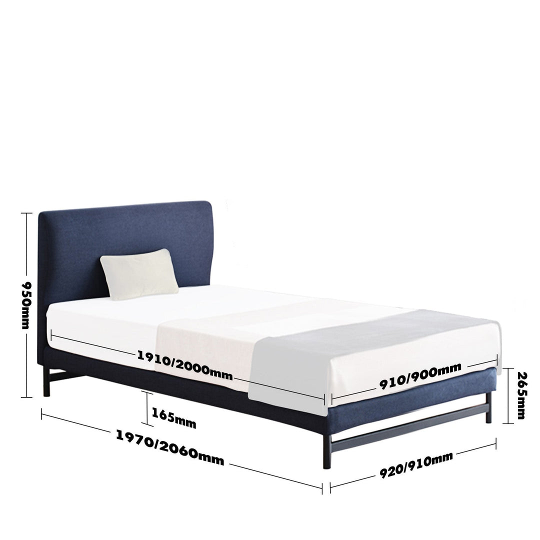 Minimalist Fabric Bed NOR