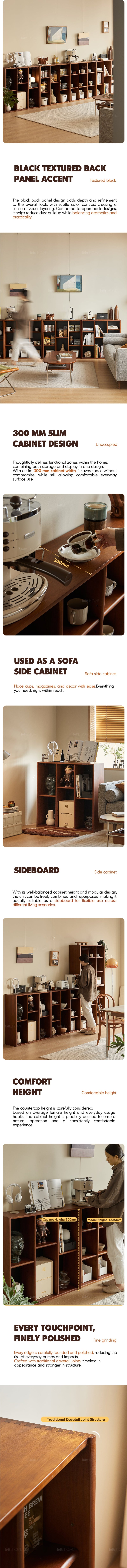 Vintage Boxwood Modular Bookshelf N PLUS More Details and Instruction_2