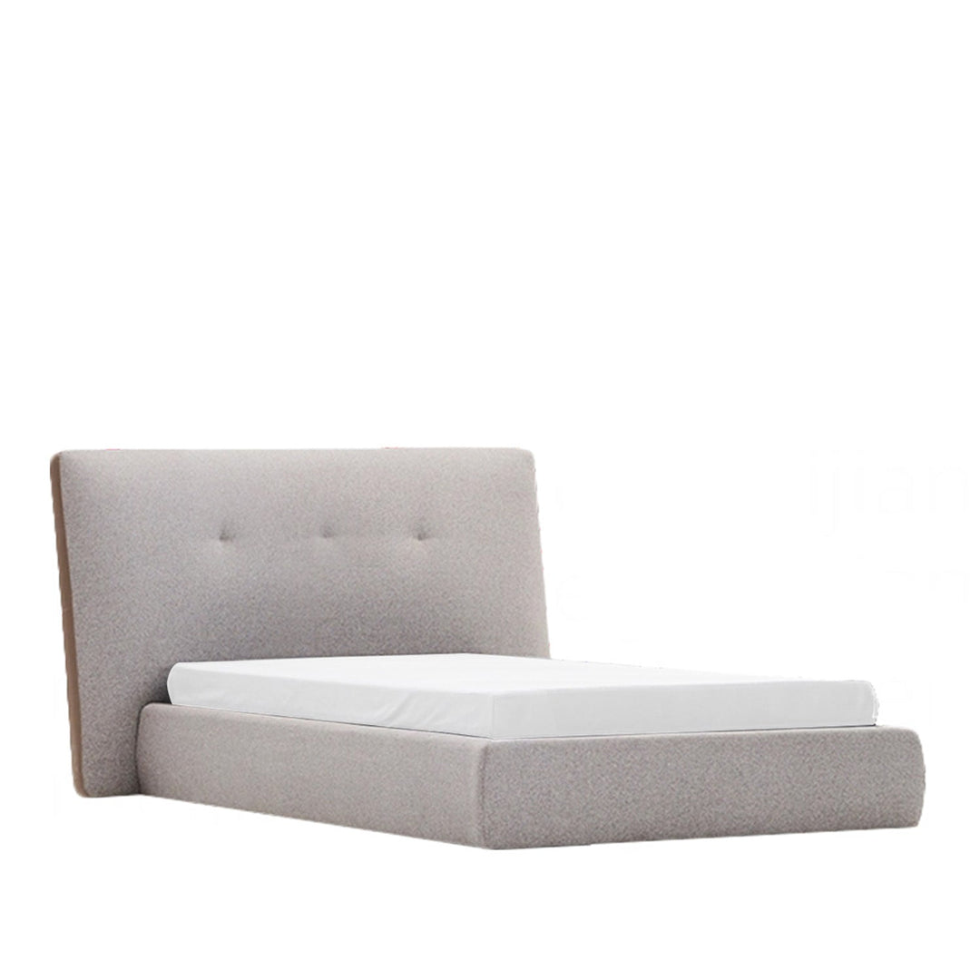 Modern Fabric And Leather Dining Chair METAL MAN N16