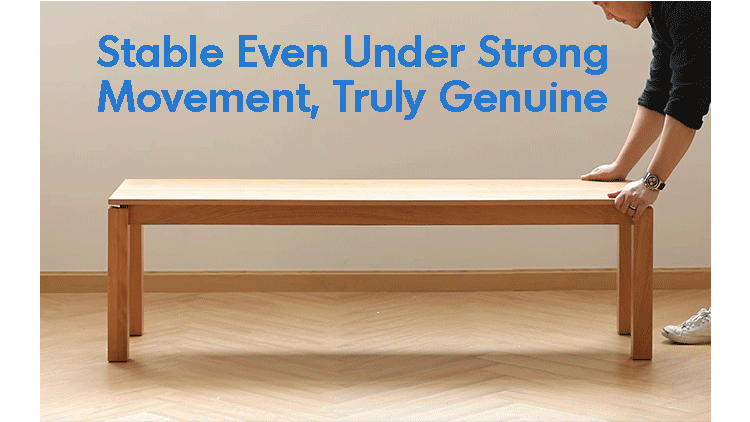 Scandinavian Cherry Wood Dining Bench COASTAL More Details and Instruction_5