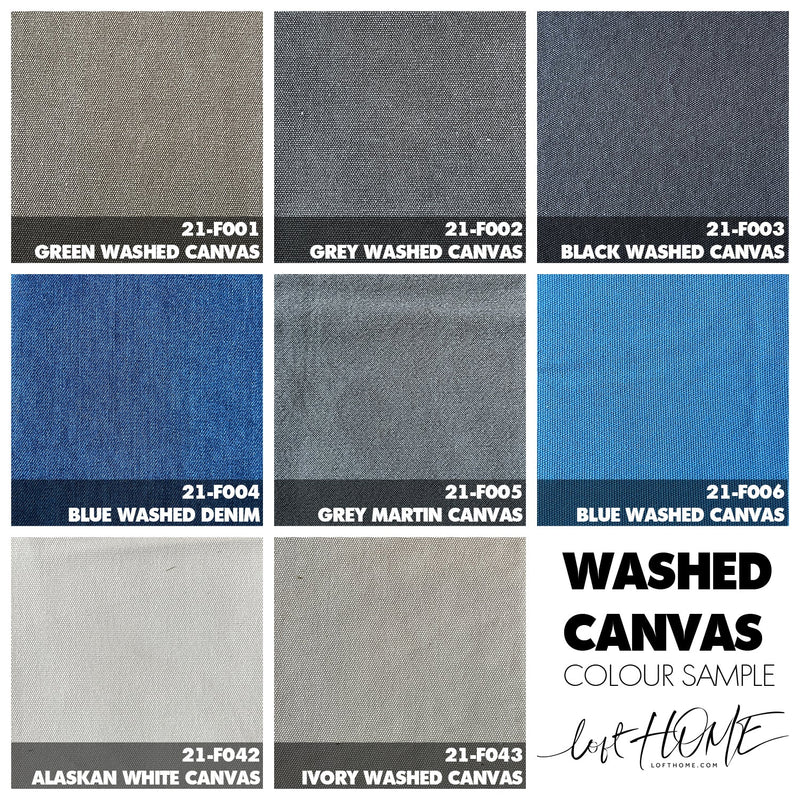 Vintage Canvas Coffee Table COVE Color Swatches