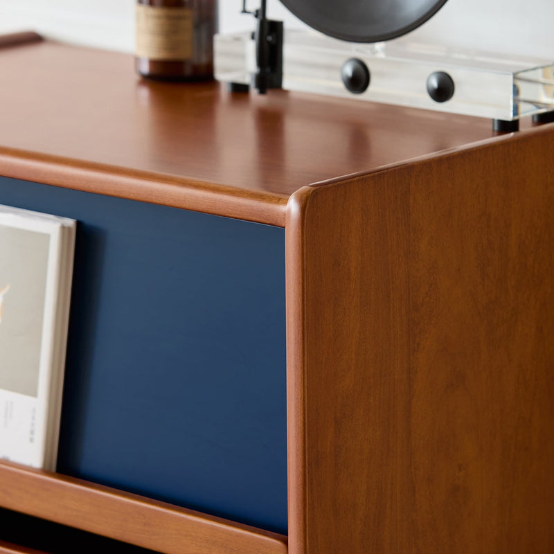 Bauhaus Boxwood Chest Of 4 Drawers MIES Color Swatches