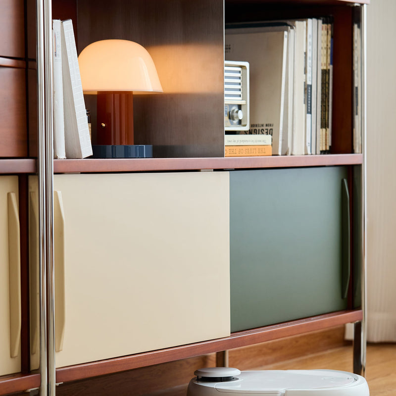 Bauhaus Boxwood Side Cabinet SILVER WING Color Swatches