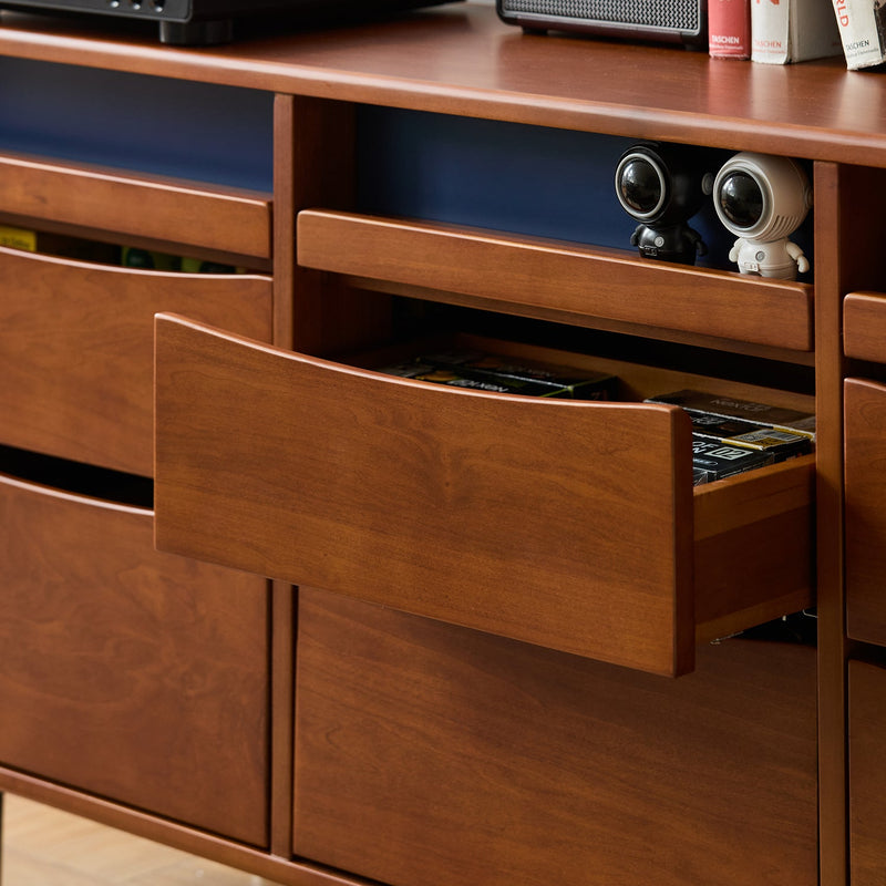 Bauhaus Boxwood Chest Of 9 Drawers MIES Color Swatches